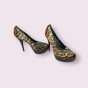 New! Leopard high heels!